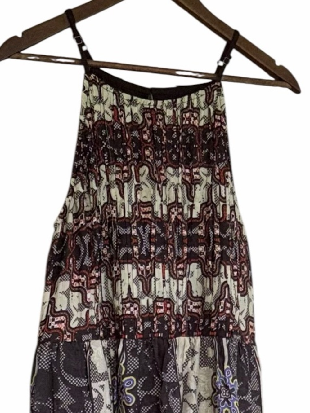 NWT Anthropologie Bhanuni by Jyoti Tiered Maxi Dress Bohemian - Picture 5 of 14